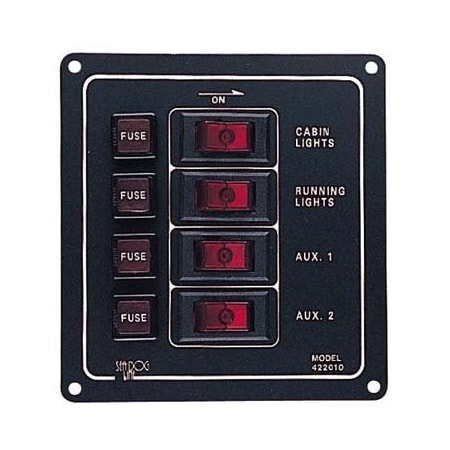 Sea-Dog Switch Panel, No 422010-1 422010-1